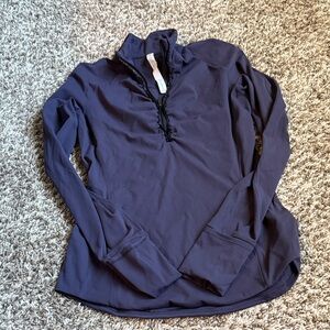 Lululemon Women's Quarter-Zip Long Sleeve Top - dark purple